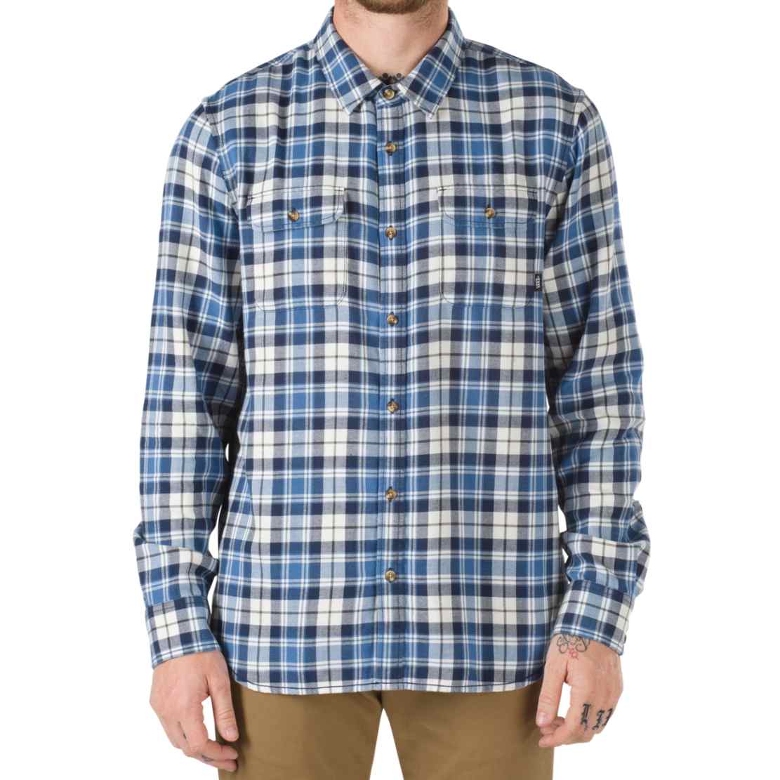 Vans Mens Sycamore Flannel MARSHMELLOW-DELFT